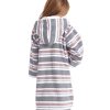 Hooded Towels Sammimis | Menorca Kids Terry Swim Coverup: Navy/Red/Denim