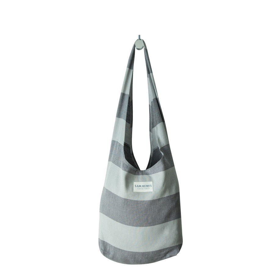 Accessories Sammimis | Santorini Bag: Charcoal/Silver Grey