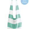 Accessories Sammimis | Santorini Bag: Sea Green/White