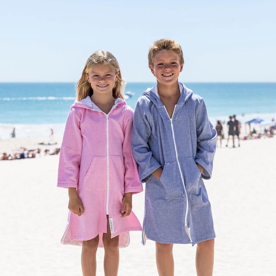 Hooded Towels Sammimis | Menorca Kids Terry Hooded Towel: Navy