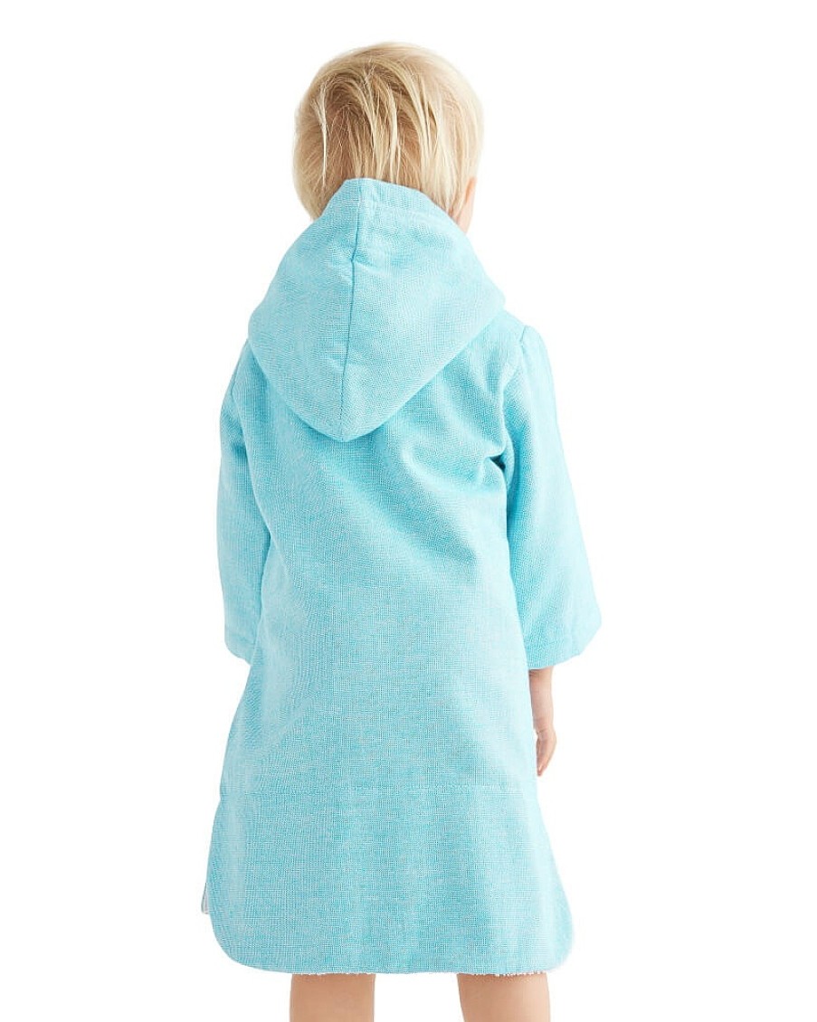 Hooded Towels Sammimis | Menorca Baby Terry Hooded Towel: Aqua