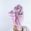 Accessories Sammimis | Carros Terry Hair Towel: Pink/White