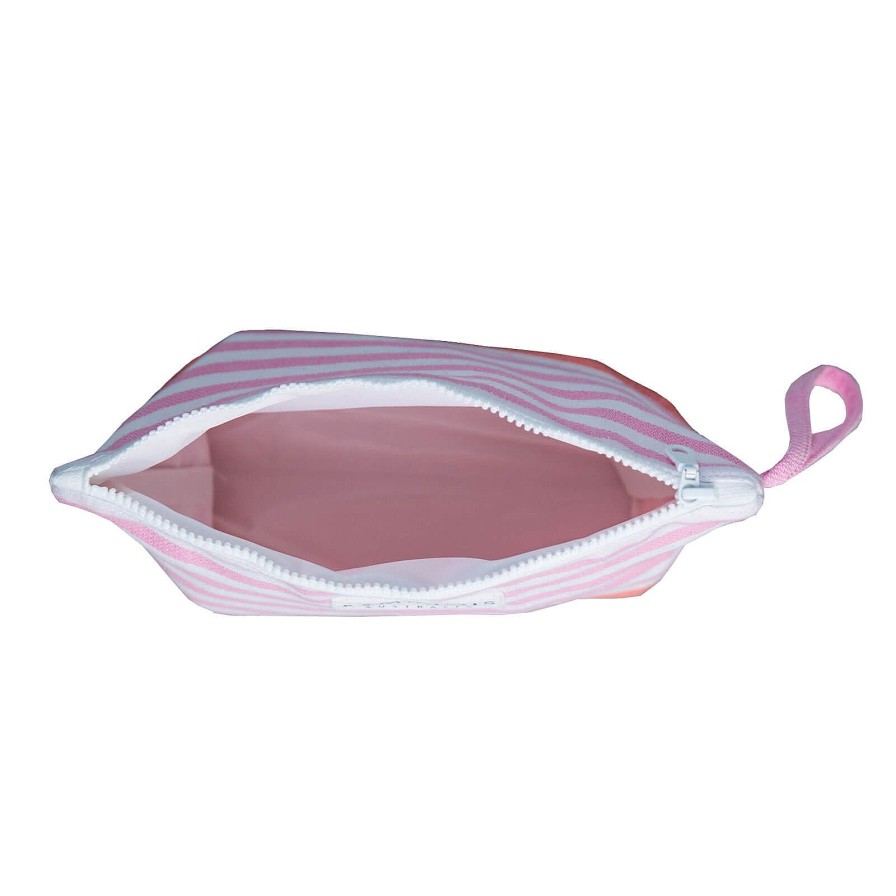 Accessories Sammimis | Mayo Swimsuit Wet Bag: Pink/Coral