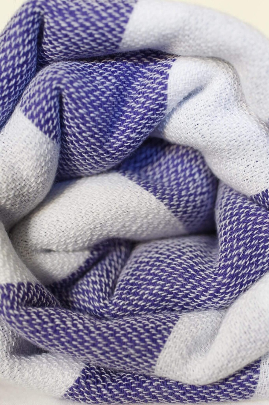 Turkish Towels Sammimis | Santorini Ii | Classic | 275G: Violet/White