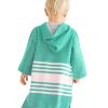 Hooded Towels Sammimis | Tassos Baby Hooded Towel: Sea Green/White