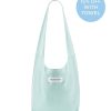 Accessories Sammimis | Mykonos Bag With Piping: Marine Mint/White