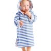 Hooded Towels Sammimis | Amalfi Baby Hooded Towel: Royal Blue/White