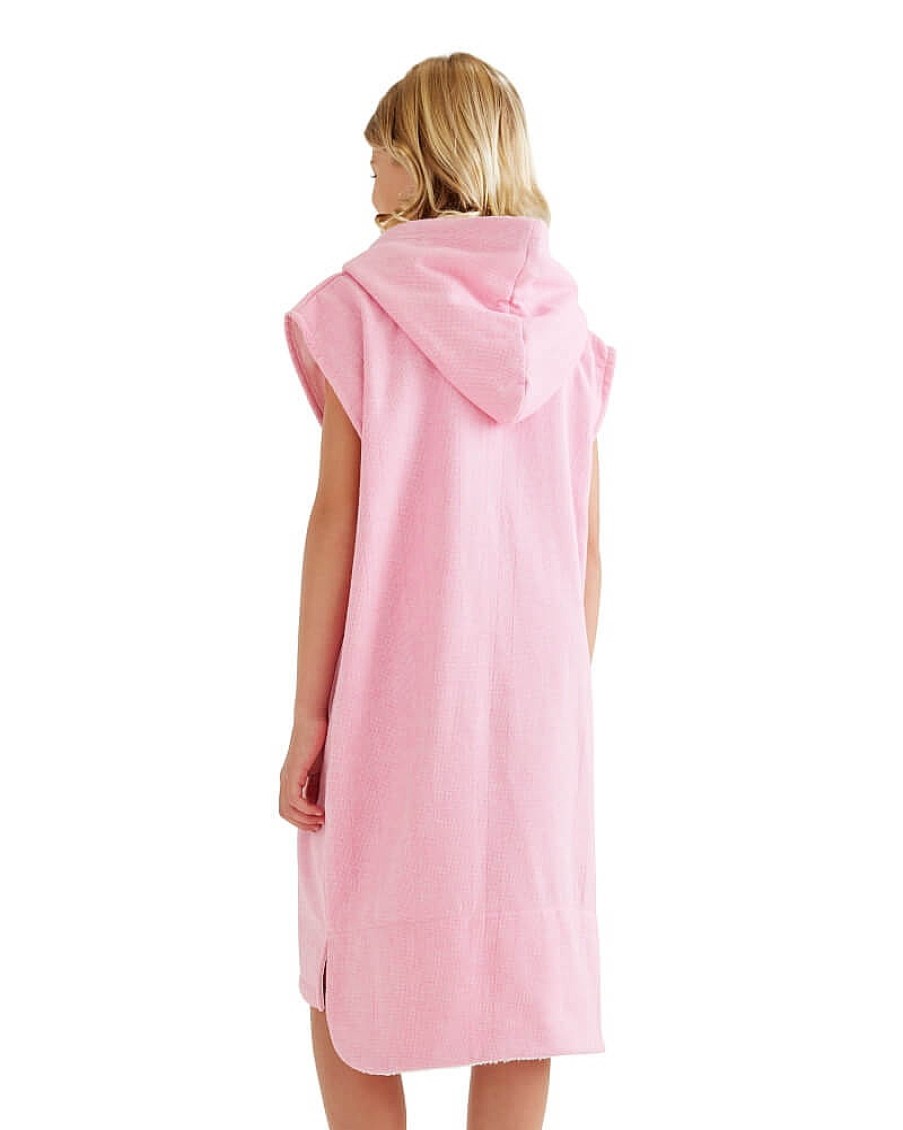 Hooded Towels Sammimis | Monterosso Kids Sleeveless Terry Hooded Towel: Pink