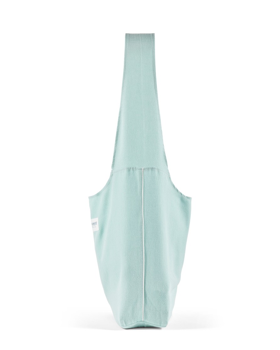 Accessories Sammimis | Mykonos Bag With Piping: Marine Mint/White