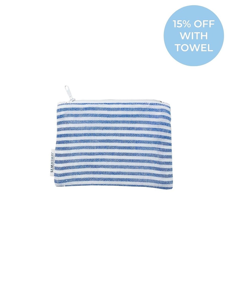 Accessories Sammimis | Ios Mini Wet Bag: Royal Blue/White