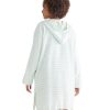 Hooded Towels Sammimis | Amalfi Adult Hooded Towel Plus Size: Mint/White