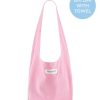 Accessories Sammimis | Mykonos Bag With Piping: Hot Pink/White