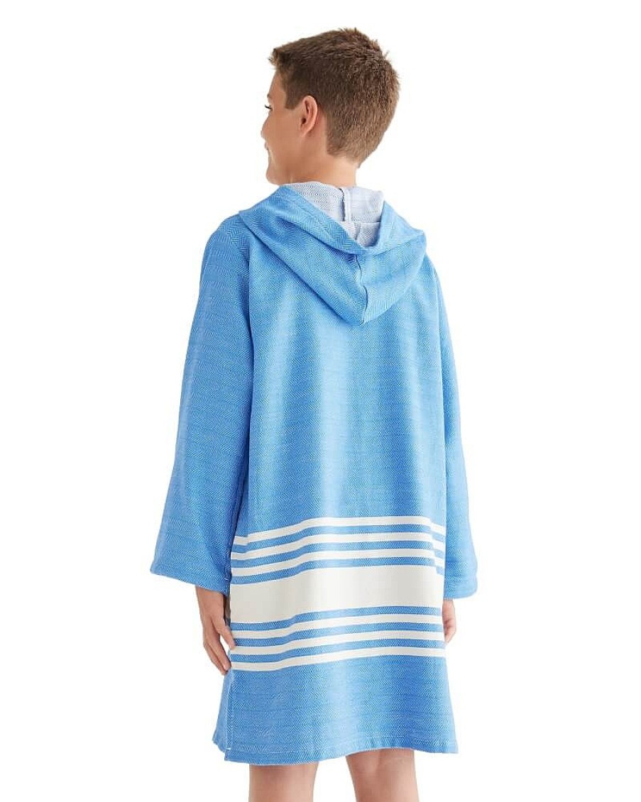 Hooded Towels Sammimis | Tassos Kids Hooded Towel: Royal Blue/White