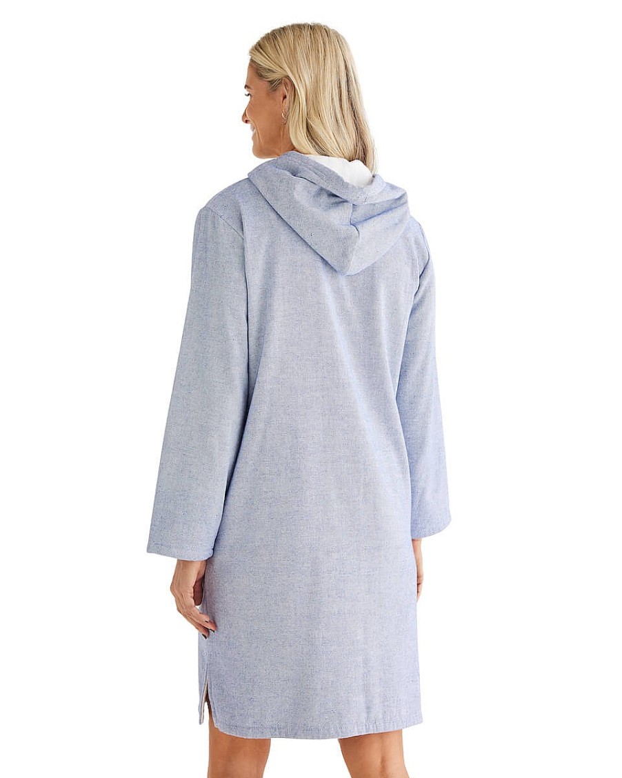 Hooded Towels Sammimis | Positano Adult Terry Hooded Towel: Navy