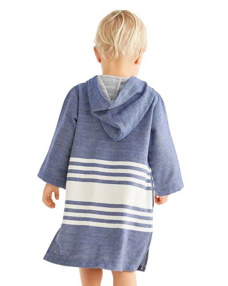 Hooded Towels Sammimis | Tassos Baby Hooded Towel: Navy/White