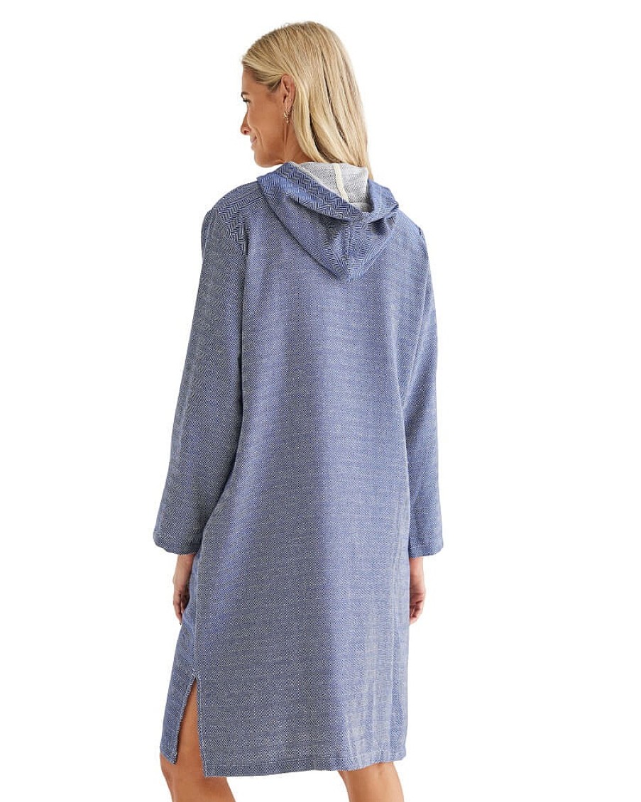 Hooded Towels Sammimis | La Pelosa Adult Hooded Towel: Navy