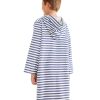 Hooded Towels Sammimis | Amalfi Kids Hooded Towel: Navy/White