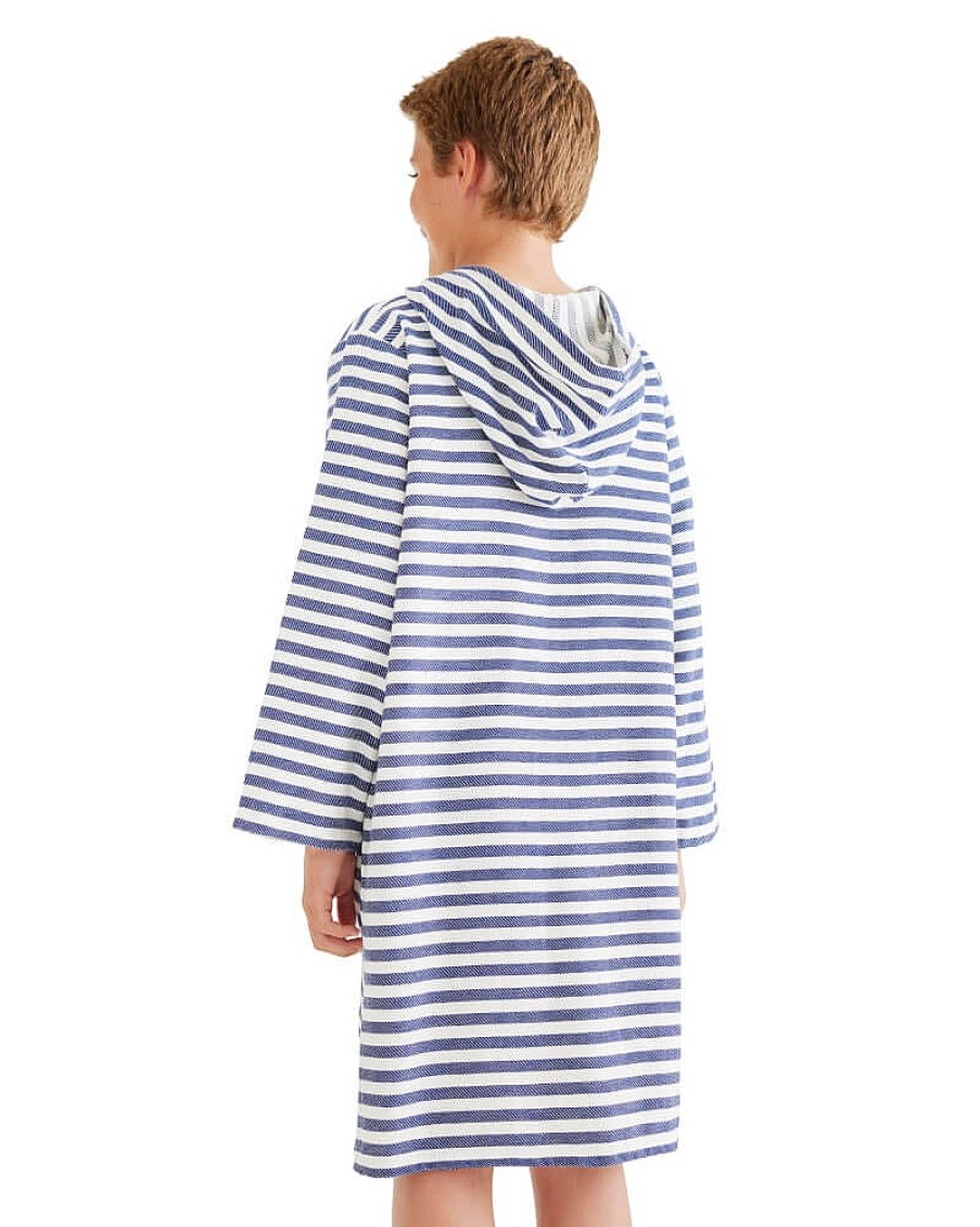 Hooded Towels Sammimis | Amalfi Kids Hooded Towel: Navy/White