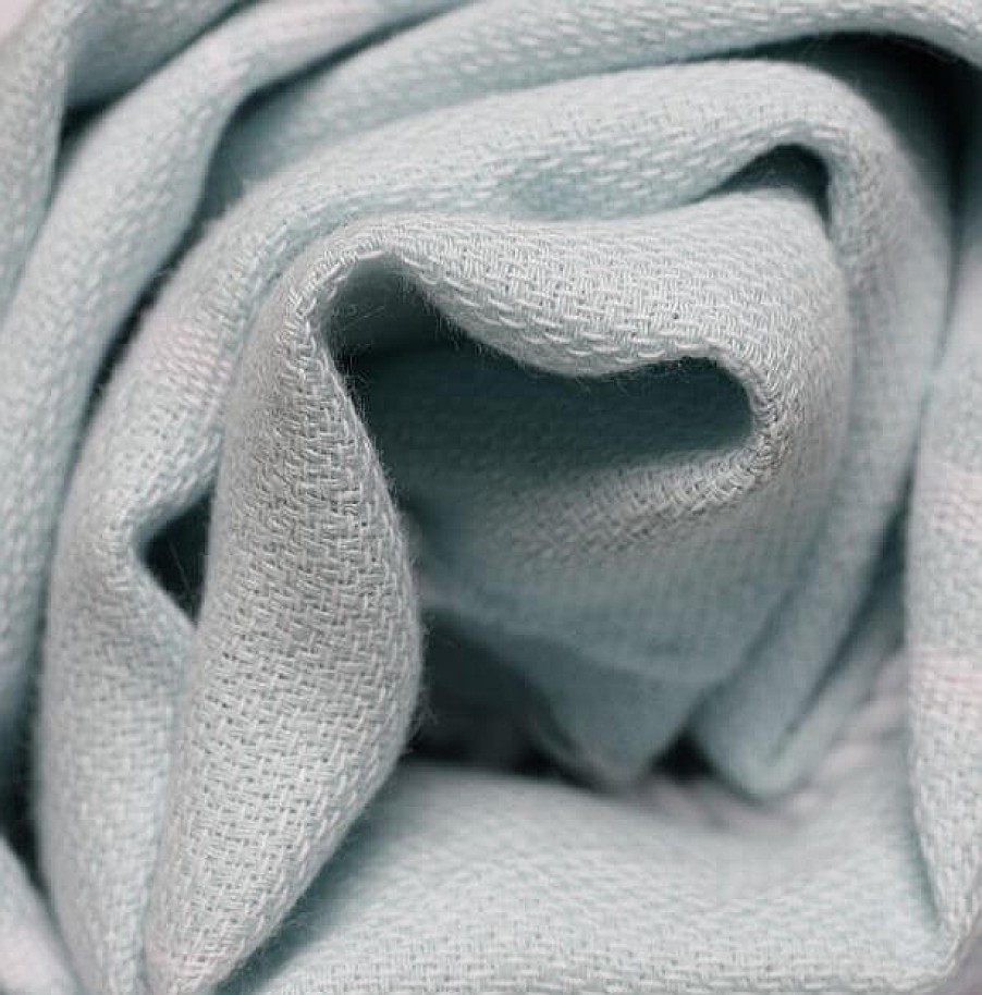 Turkish Towels Sammimis | Santorini | Classic | 275G: Mint/White