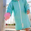 Hooded Towels Sammimis | Menorca Baby Terry Hooded Towel: Sea Green