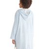 Hooded Towels Sammimis | Amalfi Adult Hooded Towel Plus Size: Sky Blue/White