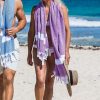 Turkish Towels Sammimis | Alanya | Luxury | 375G: Judas Purple/White